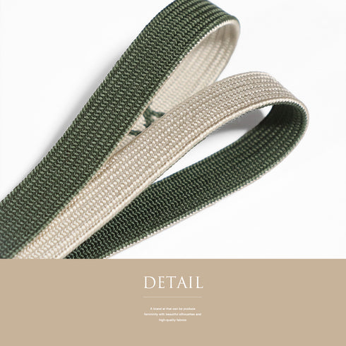 帯締め リサイクル 平組紐 グリーン 正絹 新品・未使用品