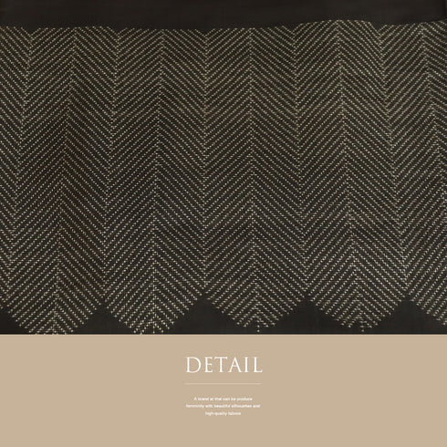 紬 リサイクル 身丈157.8cm 裄67.2cm 袷 デザイン松柄 ブラウン Mサイズ お洒落 カジュアル 正絹 広衿 Bランク