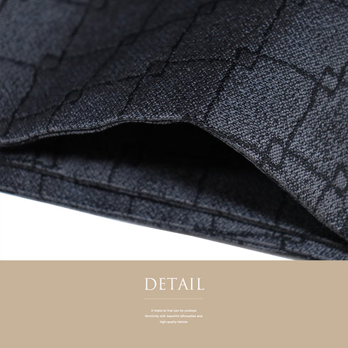 名古屋帯 リサイクル 帯丈364cm 六通 抽象柄 グレー Mサイズ 正絹 未使用品 お洒落