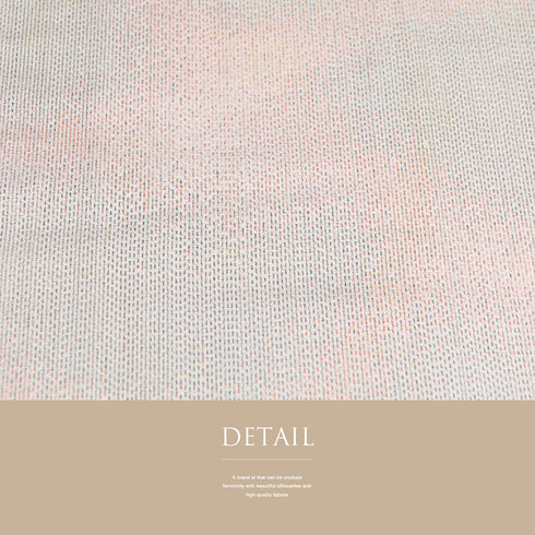 紬 リサイクル 身丈160.7cm 裄62.4cm 単衣 ぼかし柄 ピンク Lサイズ カジュアル お洒落 しつけ糸 正絹 バチ衿 Sランク