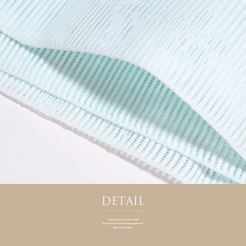 名古屋帯 リサイクル 帯丈381cm 全通 夏用 ブルー Lサイズ 正絹 Sランク カジュアル