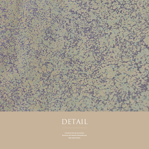 訪問着 リサイクル 身丈164cm 裄66.2cm 袷 たたき染め柄 パールトーン加工 紬 裾ボカシ 多色 Lサイズ お洒落 正絹 広衿 Sランク