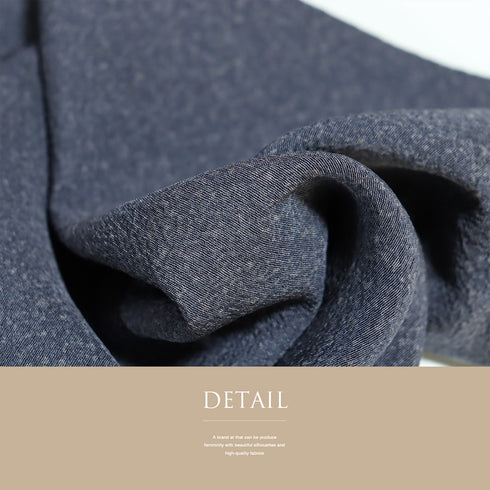 小紋 リサイクル 身丈156.5cm 裄63.6cm 袷 たたき柄 ネイビー Mサイズ お洒落 正絹 広衿 Sランク