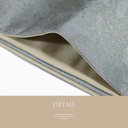 袋帯 リサイクル 帯丈460cm 全通 手織り牛首紬 華紋 染め 無形文化財 グリーン LLサイズ 正絹 新品・未使用品 お洒落