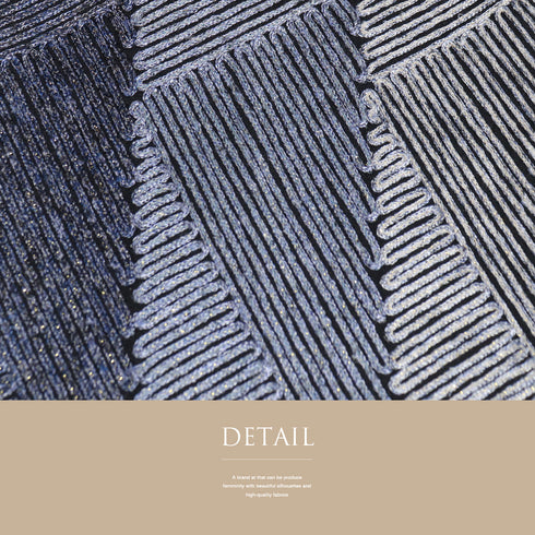 袋帯 リサイクル 帯丈438cm 全通 無月 ブルー Mサイズ 正絹 Sランク お洒落