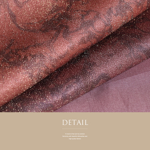 帯揚げ リサイクル お洒落 ちりめん 正絹 レッド ぼかし柄 新品・未使用品 AG-1237