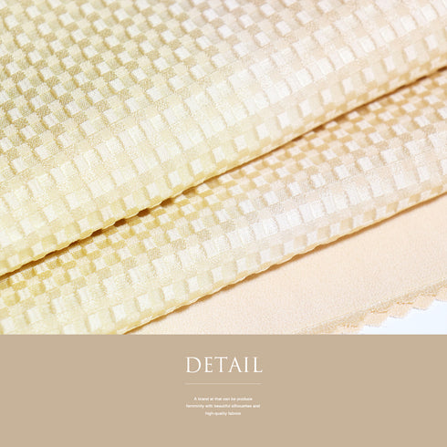 帯揚げ リサイクル お洒落 ちりめん 正絹 イエロー 縦ぼかし柄 丹後ちりめん 未使用品 AG-1278