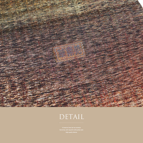 名古屋帯 リサイクル 帯丈357cm 全通 金ラメ 華翔苑 ブラウン Sサイズ 正絹 Sランク お洒落