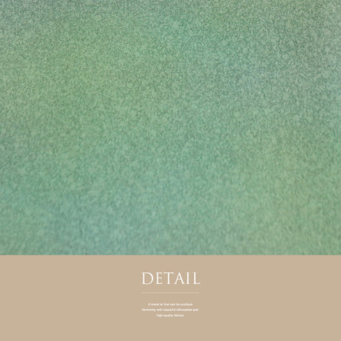 小紋 リサイクル 身丈154.8cm 裄64.4cm 袷 たたきぼかし柄 グリーン Sサイズ お洒落 正絹 広衿 Sランク