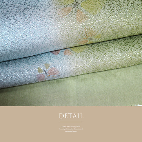 帯揚げ リサイクル お洒落 ちりめん 正絹 多色 縦ぼかしに蝶柄 地紋 新品・未使用品 AG-1245