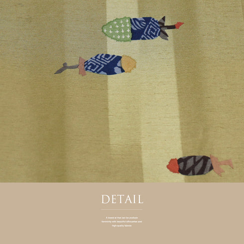 紬 リサイクル 身丈164cm 裄64.8cm 袷 干し柿柄 ベージュ Lサイズ お洒落 カジュアル ポリエステル 洗える着物 広衿 Sランク