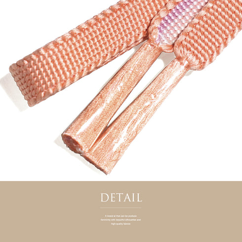 帯締め 平組紐 ピンク 正絹 新品・未使用品
