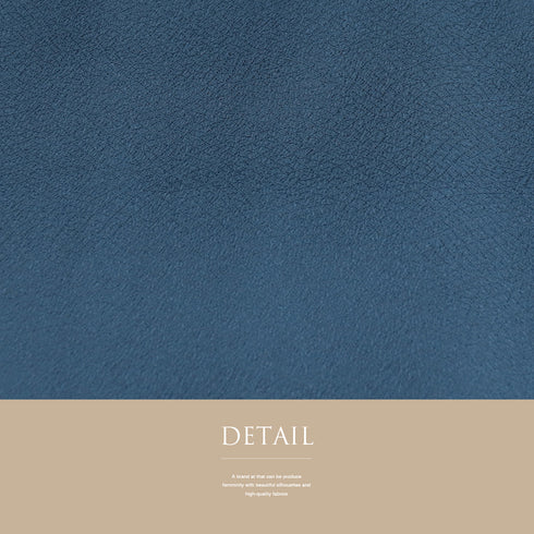 色無地 リサイクル 身丈165.5cm 裄68.2cm 袷 氷割れの地紋 ブルー LLサイズ セミフォーマル お洒落 一つ紋 正絹 広衿 地紋あり Sランク