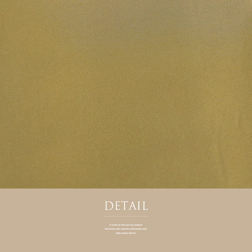 色無地 リサイクル 身丈154.4cm 裄62.2cm 袷 イエロー Sサイズ セミフォーマル お洒落 落款 一つ紋 正絹 広衿 地紋なし Sランク