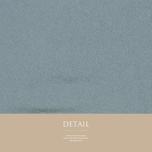 色無地 リサイクル 身丈162.2cm 裄66cm 袷 ゆったり ブルー Lサイズ セミフォーマル 一つ紋 正絹 広衿 Sランク