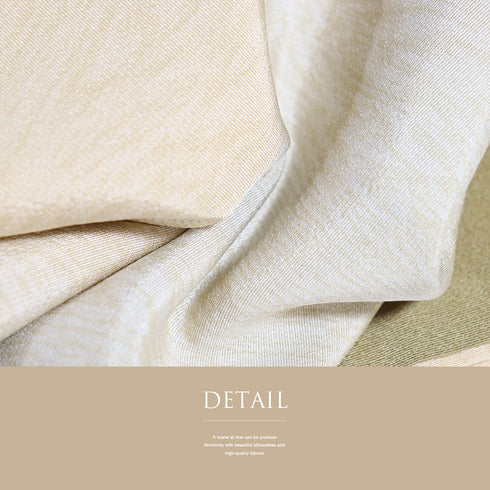 訪問着 リサイクル 身丈171.3cm 裄69.6cm 袷 木目の地紋に裾ボカシ柄 ベージュ LLサイズ お洒落 正絹 広衿 Sランク