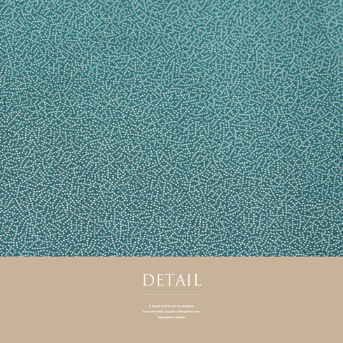 江戸小紋 リサイクル 身丈153.8cm 裄62.4cm 袷 ブルー Sサイズ お洒落 しつけ糸 正絹 広衿 Sランク