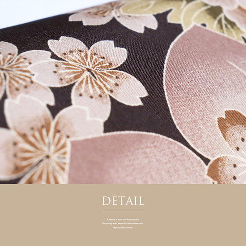 京袋帯 リサイクル 帯丈380cm 六通 雪輪に花各種柄 レッド Lサイズ ポリエステル 新品・未使用品 お洒落