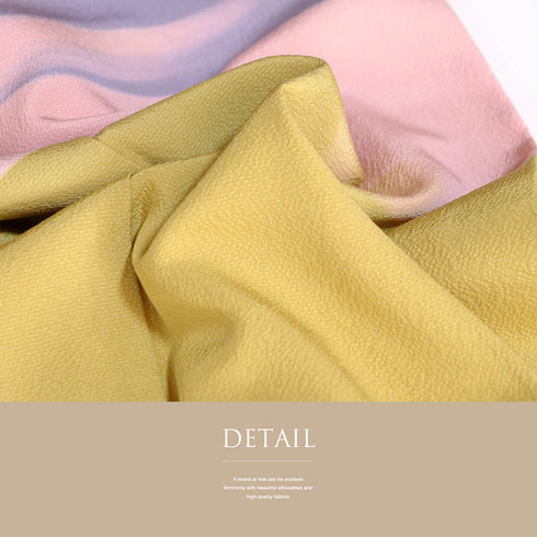 付下げ リサイクル 身丈161.8cm 裄64.4cm 袷 段染め 多色 Lサイズ お洒落 一つ紋 正絹 広衿 Aランク