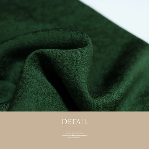 色無地 リサイクル 身丈157.3cm 裄66cm 袷 グリーン Mサイズ お洒落 正絹 広衿 地紋あり Sランク