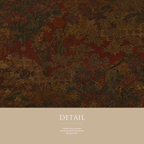 小紋 リサイクル 身丈164.3cm 裄64.2cm 袷 御所車や花柄 地紋 樽本伊勢蔵 ブラウン Lサイズ お洒落 カジュアル 正絹 広衿 Sランク