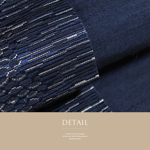 角帯 リサイクル 帯丈386cm 全通 ネイビー SSサイズ 正絹 Sランク カジュアル お洒落