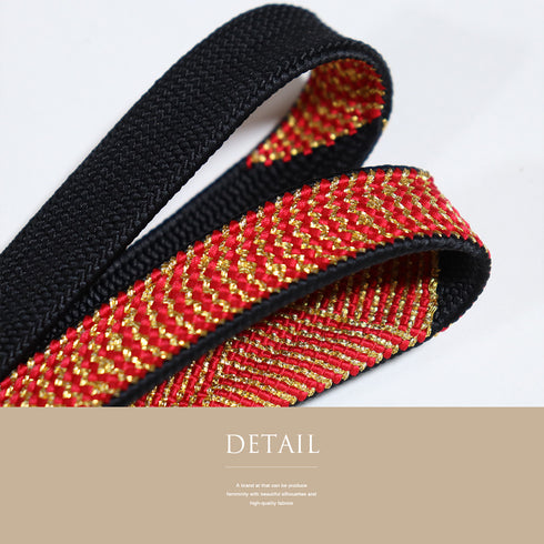 帯締め リサイクル 平組紐 ブラック 正絹 新品・未使用品 長尺