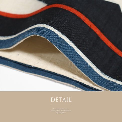 名古屋帯 リサイクル 帯丈367cm 六通 幾何学柄 紬 多色 Mサイズ 正絹 Sランク お洒落 カジュアル