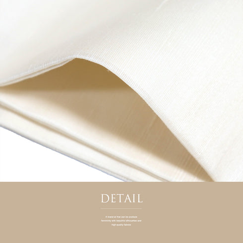 名古屋帯 リサイクル 帯丈371cm ポイント柄 デザイン線模様 ベージュ Mサイズ 正絹 Sランク お洒落