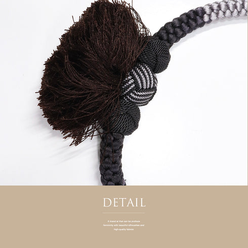 羽織紐 リサイクル 男物 未使用品 未使用品 Sランク 組紐玉 和装小物 ET-577