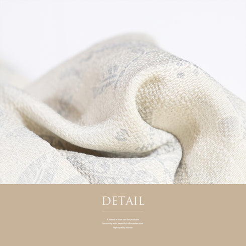 小紋 リサイクル 身丈154.2cm 裄61.5cm 単衣 植物柄 ベージュ Sサイズ お洒落 不明 広衿 Aランク