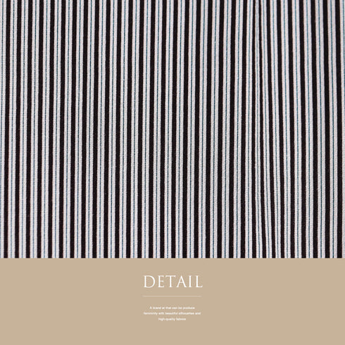 小紋 リサイクル 身丈163.5cm 裄66.3cm 袷 縦縞模様 多色 Lサイズ お洒落 カジュアル しつけ糸 正絹 広衿 Sランク