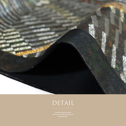 袋帯 リサイクル 帯丈424cm 六通 抽象柄 多色 Sサイズ 正絹 Sランク フォーマル お洒落