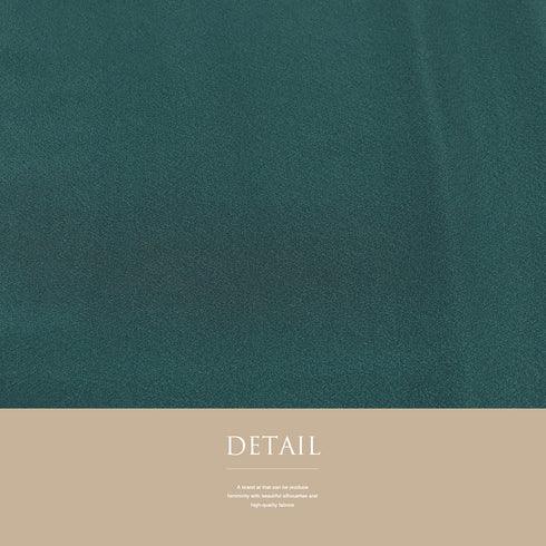 色無地 リサイクル 身丈153.5cm 裄63cm 袷 グリーン Sサイズ セミフォーマル 一つ紋 正絹 広衿 地紋なし Sランク