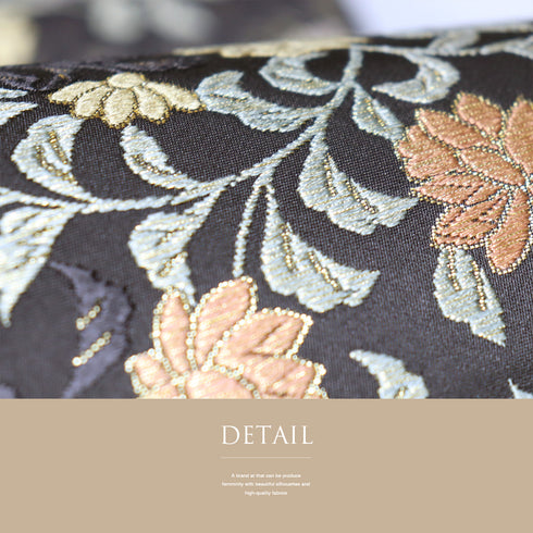 袋帯 リサイクル 帯丈450cm 六通 唐織刺繍 唐錦篠屋宗氏衛謹製 ブラウン Lサイズ 正絹 Sランク セミフォーマル お洒落