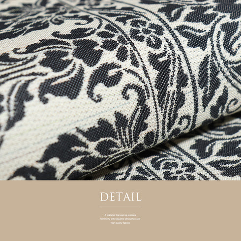 リサイクル 帯丈440cm 六通 高貴更紗文様 アイボリー Mサイズ 正絹 Sランク お洒落