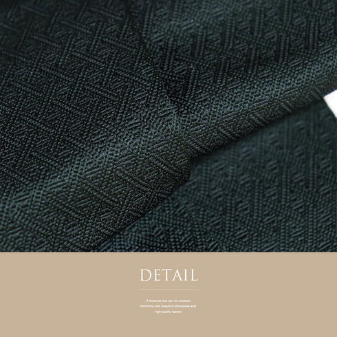 角帯 リサイクル 帯丈396cm 全通 本場筑前博多織 グリーン SSサイズ 正絹 未使用品 カジュアル お洒落