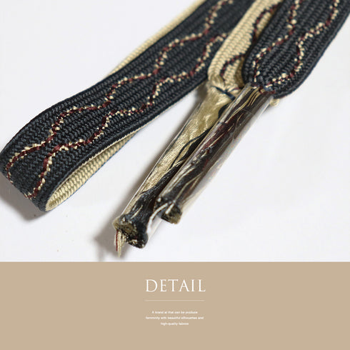 帯締め 平組紐 ネイビー 正絹 新品・未使用品