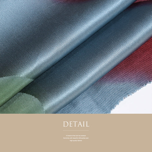 帯締め・帯揚げセット リサイクル お洒落 平組紐 ちりめん 多色 正絹 Sランク