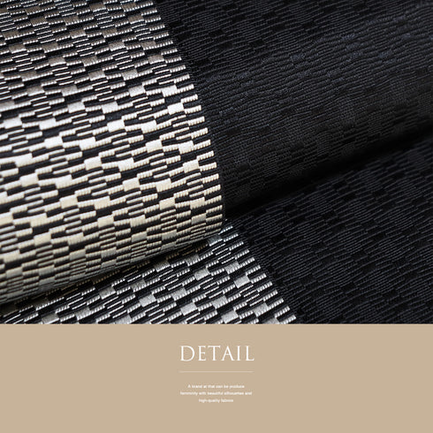 角帯 リサイクル 帯丈420cm 全通 博多織 ブラック 正絹 Sランク カジュアル お洒落