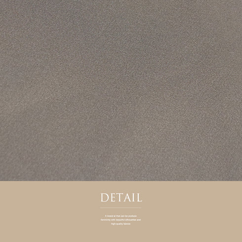 色無地 リサイクル 身丈159.5cm 裄67cm 袷 ブラウン Mサイズ お洒落 カジュアル しつけ糸 正絹 広衿 地紋なし Sランク