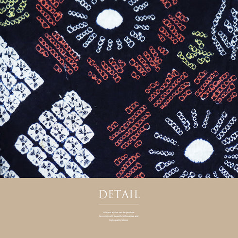 浴衣 リサイクル 夏着物 身丈151.5cm 裄64.4cm 夏物 絞り 花柄 ネイビー Sサイズ カジュアル 木綿 洗える着物 バチ衿 Aランク