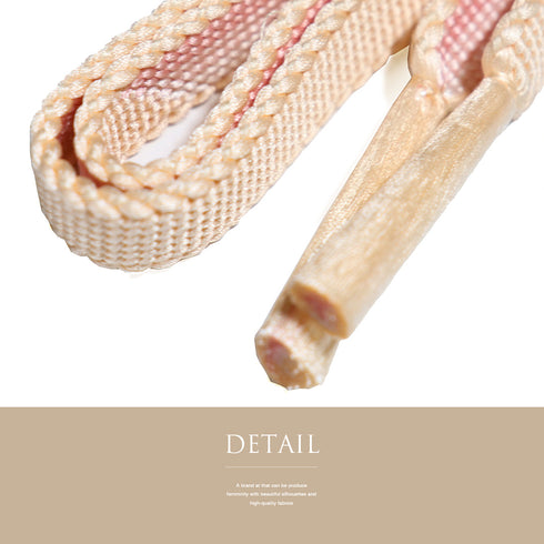 帯締め カジュアル 平組紐 ピンク 正絹 新品・未使用品