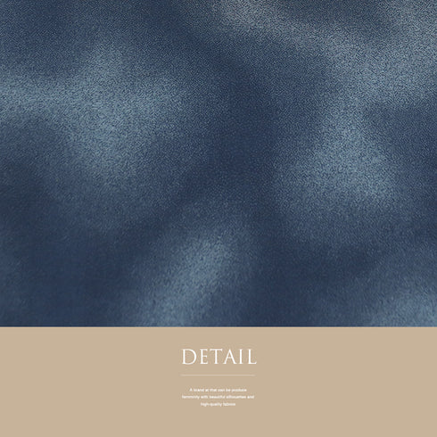 小紋 リサイクル 身丈164cm 裄64.7cm 袷 ぼかし柄 お召 ブルー Lサイズ お洒落 カジュアル 正絹 広衿 Sランク