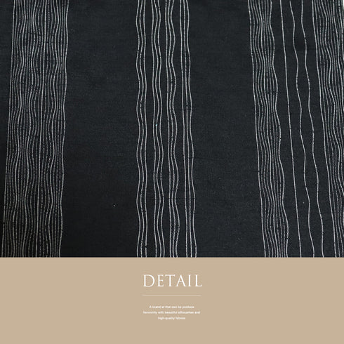 紬 リサイクル 身丈166cm 裄67.2cm 袷 よろけじま柄 三代目市三郎 ブラック LLサイズ お洒落 証紙 しつけ糸 正絹 広衿 Sランク