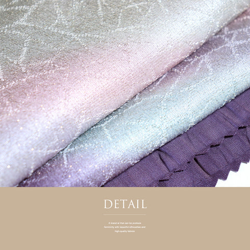 帯揚げ リサイクル お洒落 ちりめん 正絹 多色 ぼかし 地紋 新品・未使用品 AG-1210