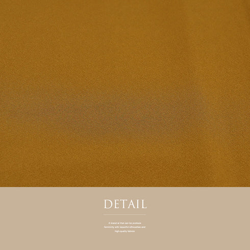 色無地 リサイクル 身丈158.3cm 裄64.4cm 袷 作家物 瑞寶 ブラウン Mサイズ セミフォーマル 一つ紋 しつけ糸 正絹 広衿 地紋なし Sランク