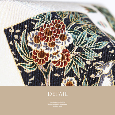 名古屋帯 リサイクル 帯丈379cm 全通 エスニック柄 グレー Mサイズ 正絹 Aランク お洒落