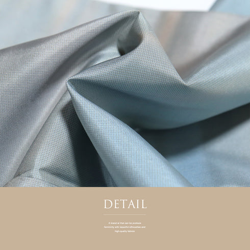 訪問着 リサイクル 身丈149.5cm 裄60.8cm 袷 大島紬 彩大島 染め ぼかし柄 ブルー SSサイズ お洒落 正絹 広衿 Sランク