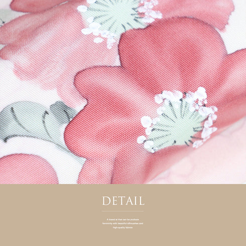 名古屋帯 リサイクル 帯丈383cm ポイント柄 塩瀬 花柄 ピンク Lサイズ 正絹 Sランク お洒落 カジュアル 落款